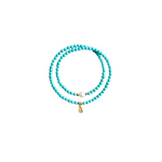 Harmony Pearl & Turquoise Twin Loop - Protection & Prosperity